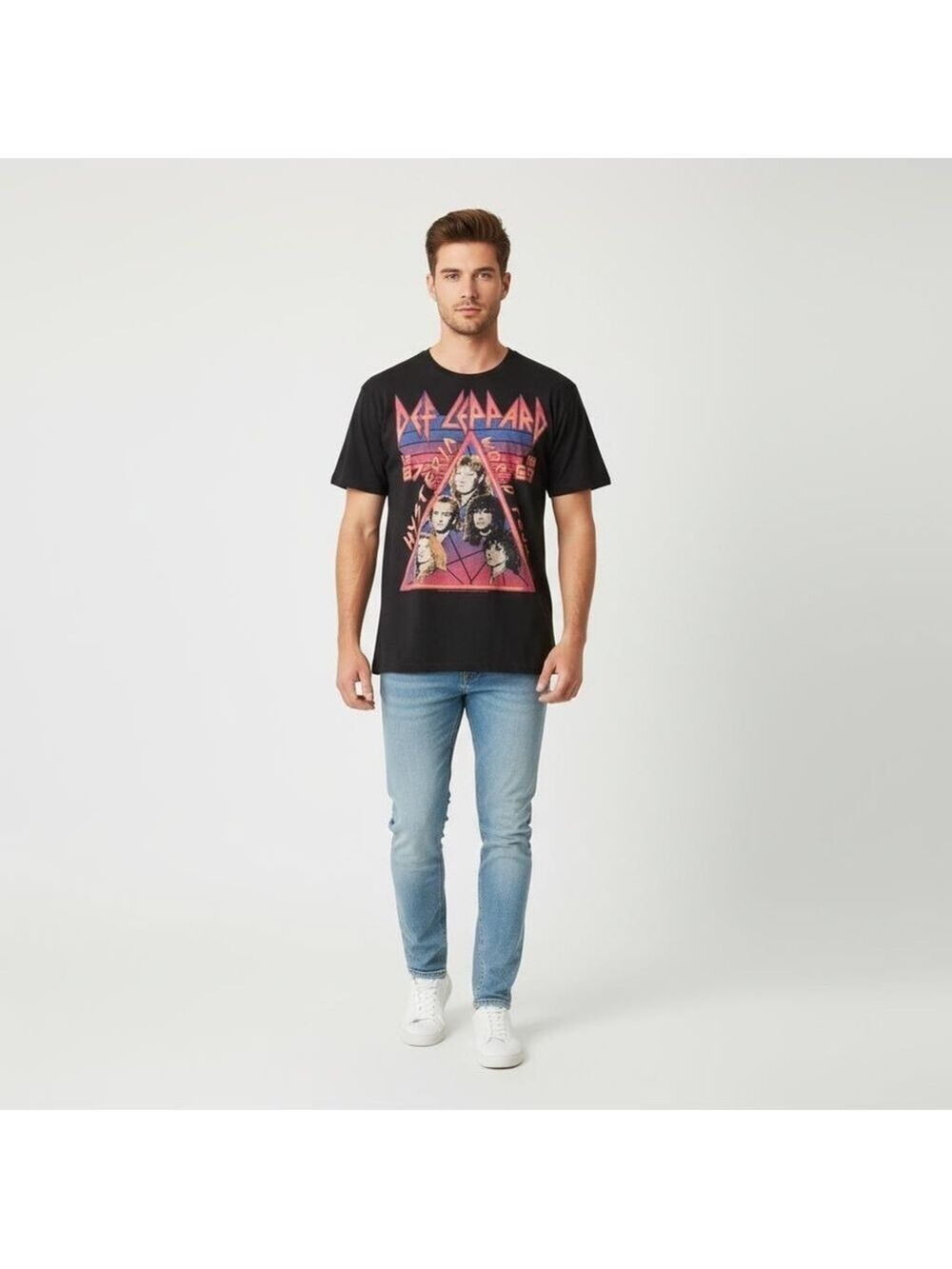 Def Leopard Hysteria 1987/1988 World Tour Tee Size Large